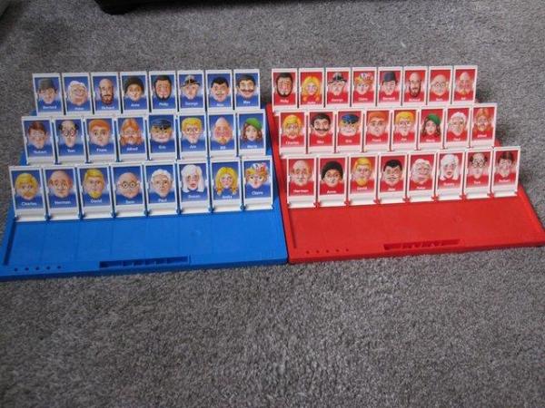 Image 3 of Vintage guess who? MB Game 2 players
