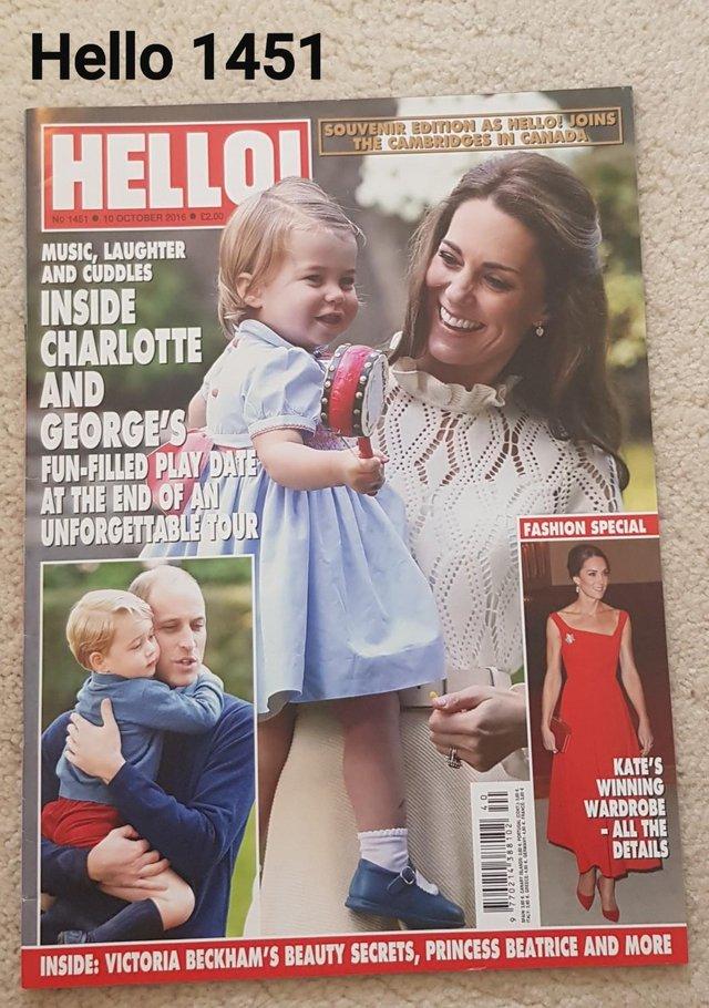 Preview of the first image of Hello Magazine 1451 - Souvenir: The Cambridges in Canada.