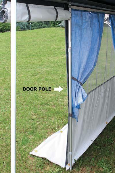 Preview of the first image of Fiamma awning set of door poles.