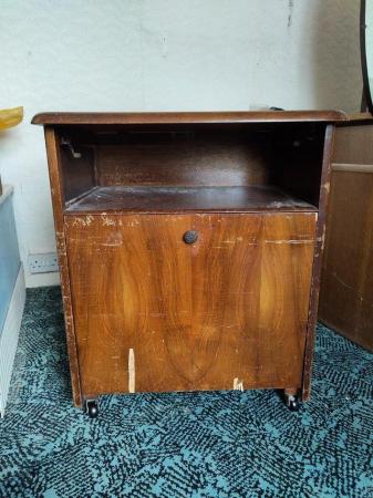 Image 3 of "Record" Cupboard with tilt top