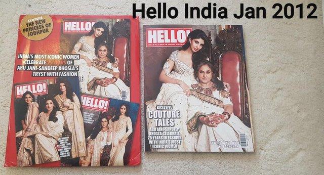 Image 1 of Hello! India January 2012 - Jaya & Shweta Bachchan Nanda