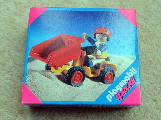 Preview of the first image of Playmobil Special 4600 Child with Tipping Tractor.