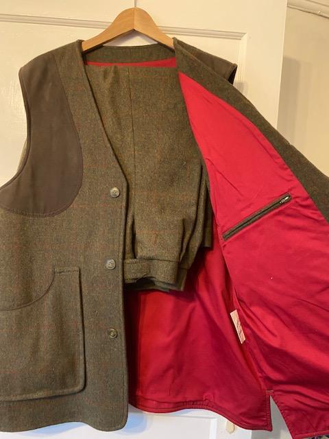 Preview of the first image of Alan Paine Tweed suit/ gillet and breeks.