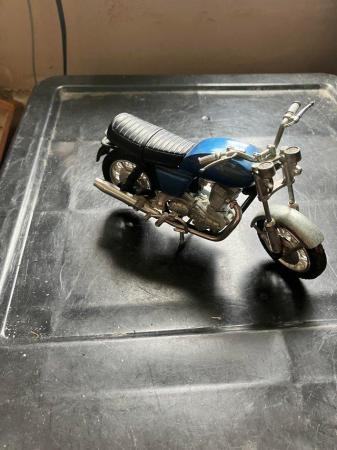 Image 1 of Model of Norton blue motorcycle