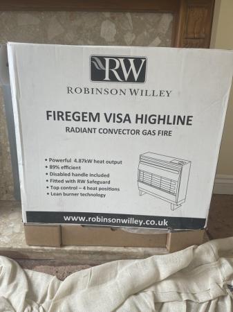 Image 3 of Brand new Firegem Visa 2 Highline gas fire