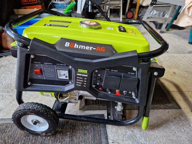 Preview of the first image of Bohmer-AG WX3800K portable petrol generator.