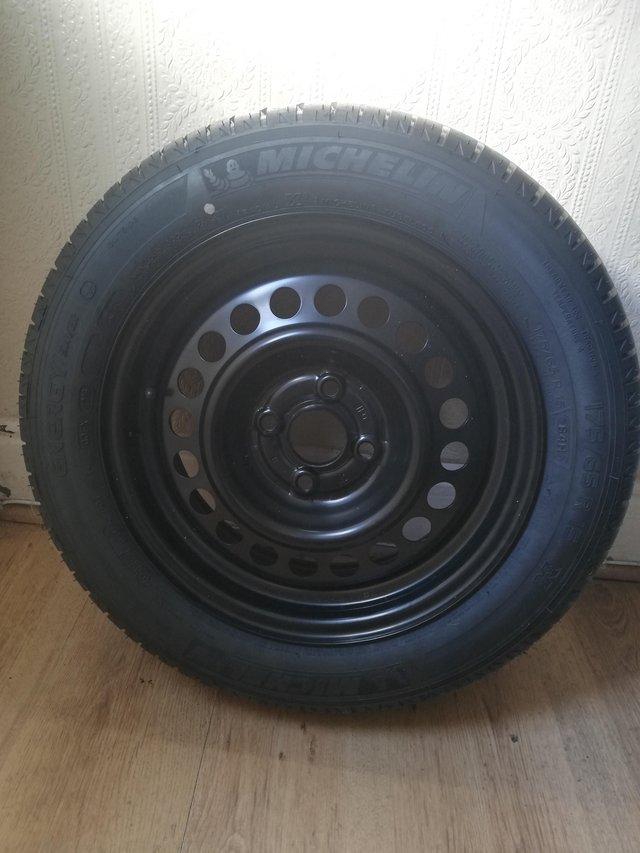 Preview of the first image of Michelin new wheel and tyre. 175/65 R15.