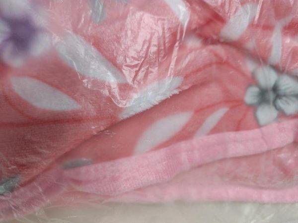 Image 14 of New Pink Floral Pattern Flannel Blanket Christmas 200x150cm