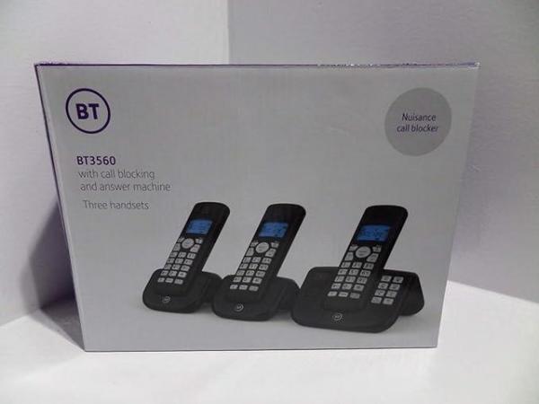 Image 1 of BT 3560 trio cordless phone