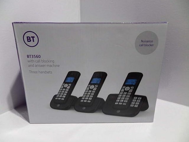 Preview of the first image of BT 3560 trio cordless phone.