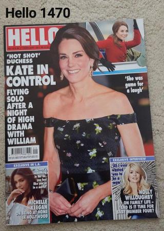 Image 1 of Hello Magazine 1470 - Kate Flying Solo/Michelle Keegan