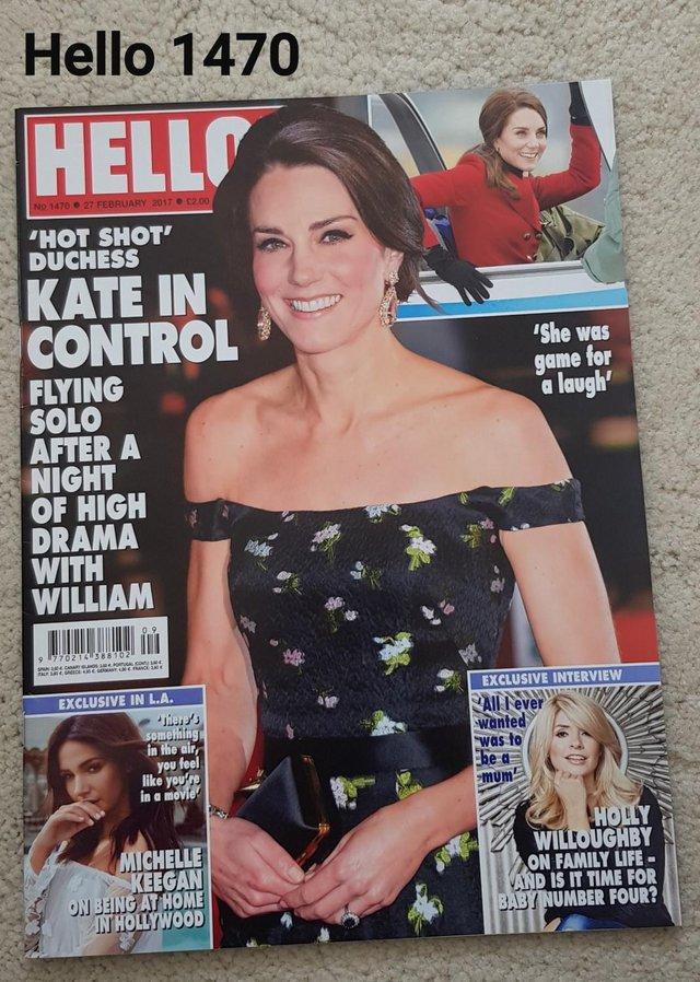 Preview of the first image of Hello Magazine 1470 - Kate Flying Solo/Michelle Keegan.
