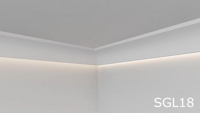 Image 4 of EPS Plaster coated - COVING LED Lighting cornice - SGL18