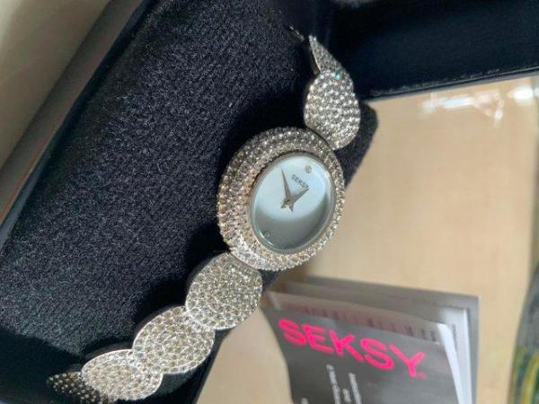 Image 2 of Ladies mother of pearl watch ex con