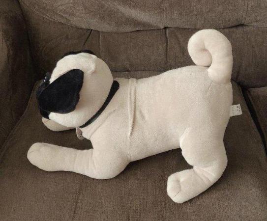 Image 3 of New without Tags Beautiful Pug Dog Soft Plush Toy