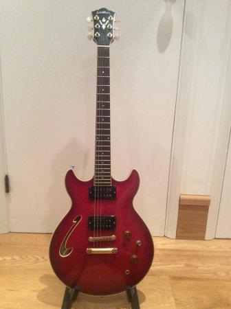 Image 1 of RARE 1989 Washburn HB50 electric guitar in cherry (classic s