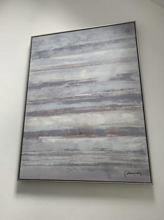 Image 1 of Abstract  framed canvas picture