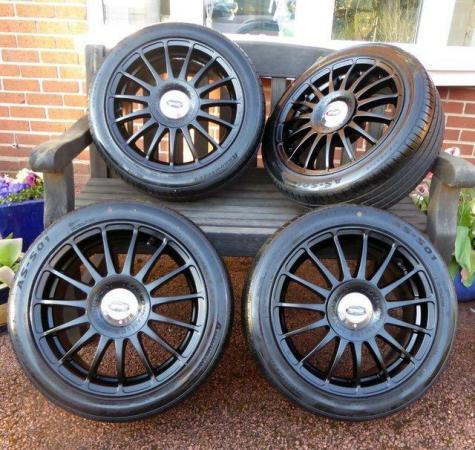 Image 2 of 16" Alloy Wheels with Tyres x4 - Team Dynamics Monza ET15