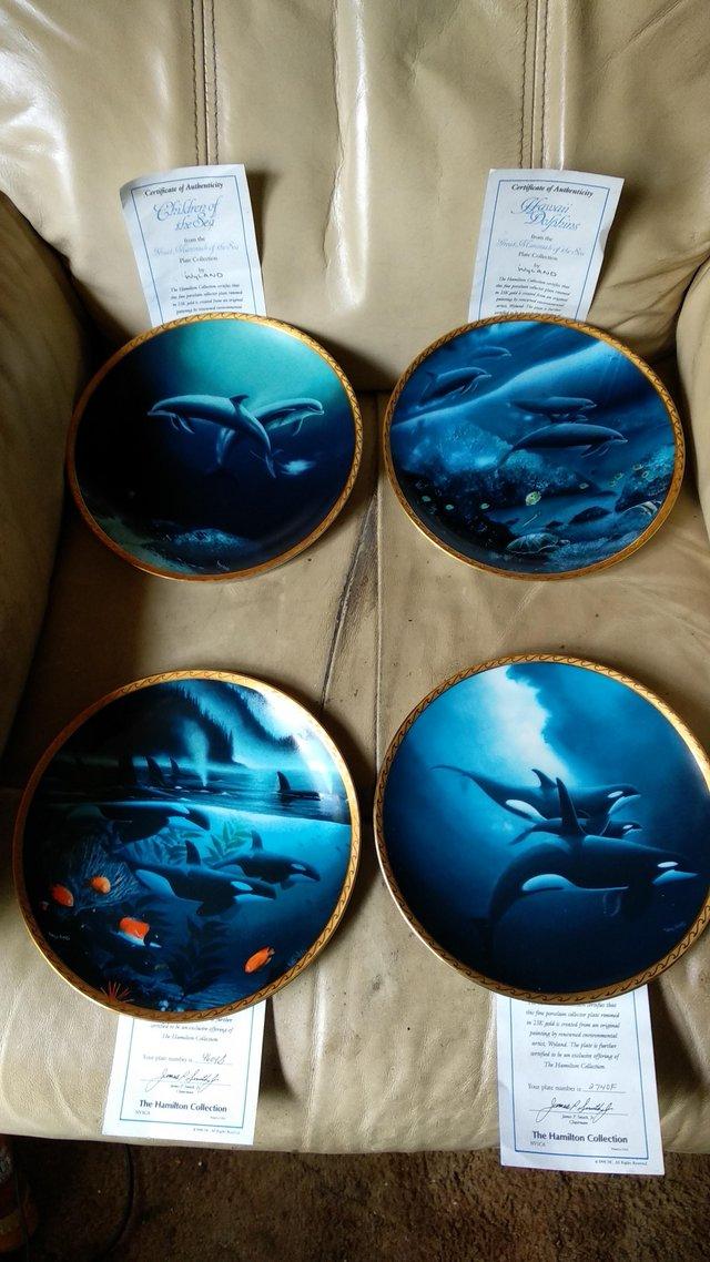 Preview of the first image of GREAT MAMMALS OF THE SEA COLLECTOR PLATES.