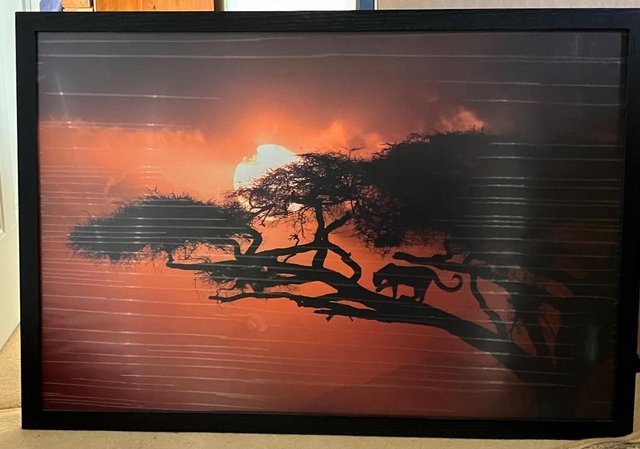 Preview of the first image of Picture- African sunset with leopard.