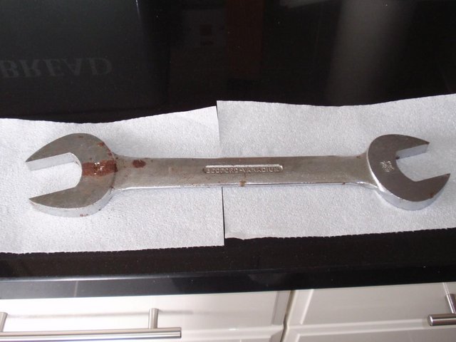 Preview of the first image of Large Bedford - Vanadium Metal Spanner.