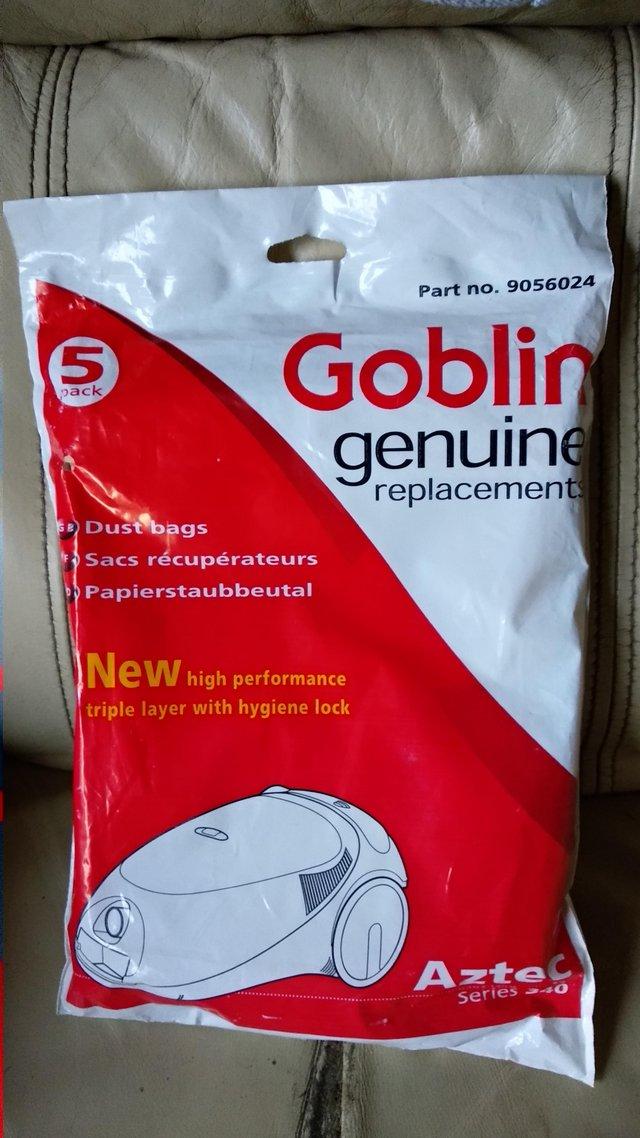 Preview of the first image of GOBLIN HOOVER BAGS GENUINE 5 PACK.