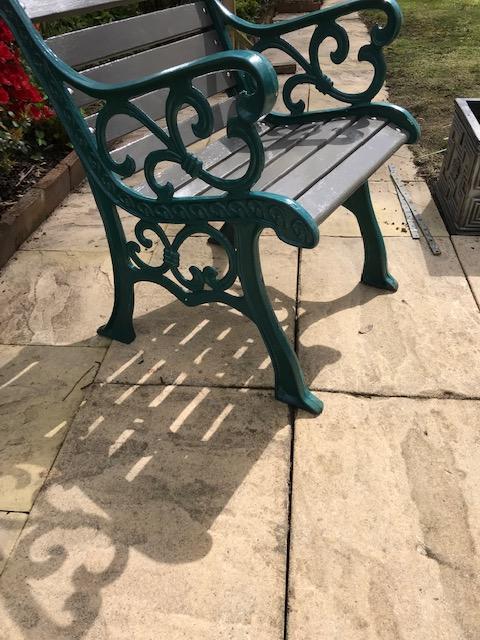 Preview of the first image of Victorian Cast Iron Garden Chair.