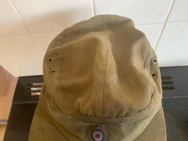 Image 3 of Africa Korps Soldiers Cap in worn but still good condition