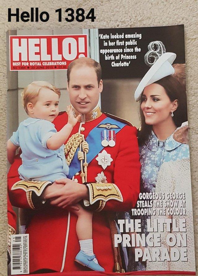 Preview of the first image of Hello Magazine 1384 - George, The Little Prince on Parade.