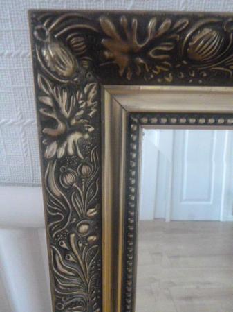 Image 3 of Vintage Large Mirror, Antique Gold Finish, 81cmx46cm., Ex Co