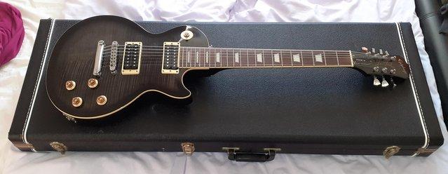 Preview of the first image of EPIPHONE LES PAUL STD 7 STRING LTD EDITION MADE KOREA 2000.