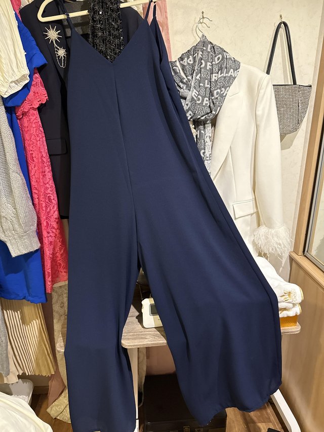 One size Navy catsuit with straps ideal for Christmas party — Clothing & Accessories in Wickford