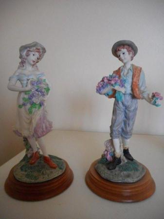 Image 3 of THREE LOVELY DECORATIVE FIGURES.