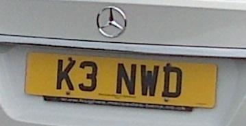 Preview of the first image of Cherished Registration Mark For Sale - K3NWD.