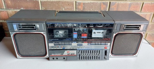 Image 2 of SHARP PORTABLE STEREO UNIT
