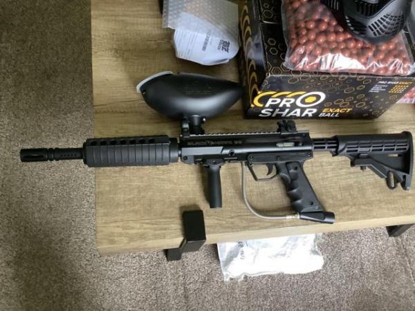 Image 2 of Paintball rifle and all accessories