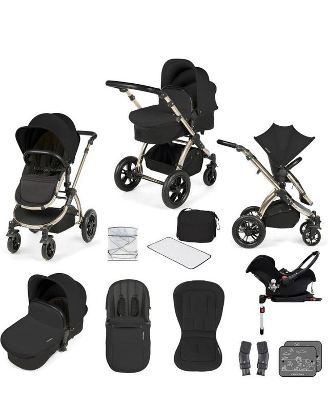 Preview of the first image of Ickle Bubba Stomp V3 Travel System - Champagne Chassis.