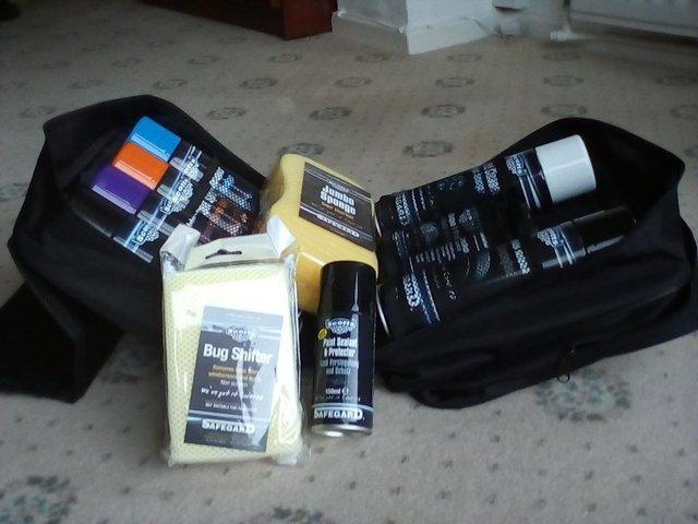 Preview of the first image of Scotts Car Care Kit in Black Case.