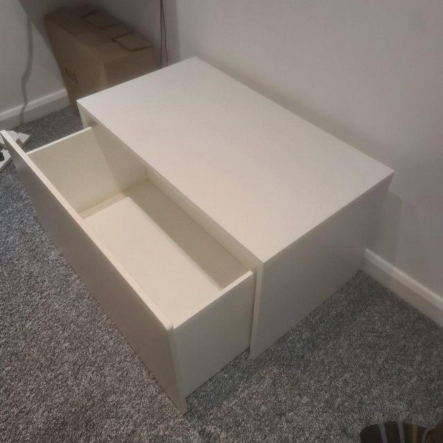 Preview of the first image of IKEA SMÅSTAD Bench with Toy Storage White 90x50x48cm.