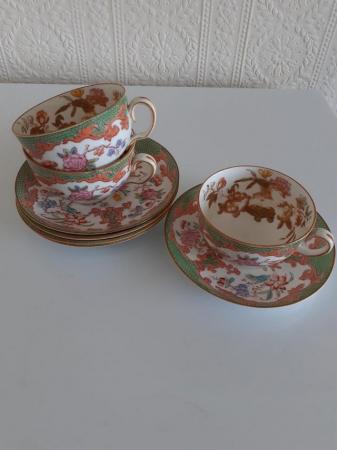 Image 1 of JAPANESE POCELAIN CUPS AND SAUCERS