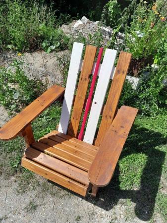 Image 1 of Garden chair made from recycled wood.