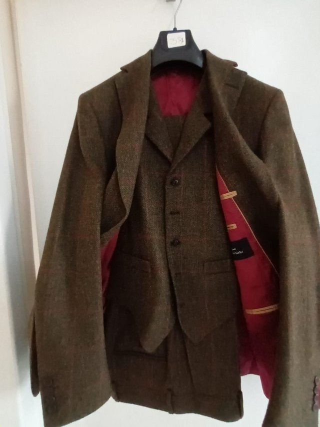 Preview of the first image of 3 piece Tweed suit extremely good condition.