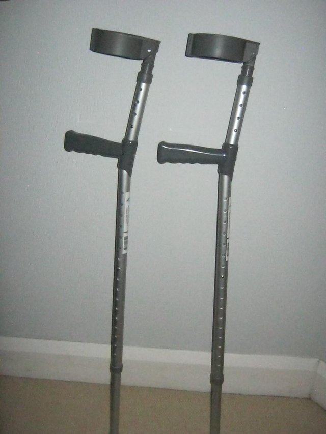 Preview of the first image of Pair of NHS Style Crutches by Simply Med Ltd.