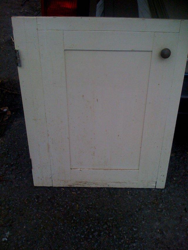 Preview of the first image of Kitchen painted cupboard door - cream.