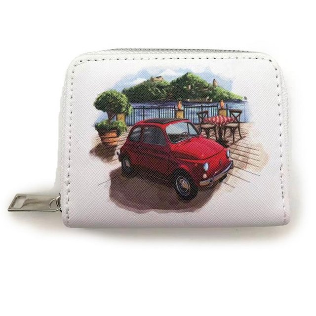 Preview of the first image of Small Zip Around Wallet - Fiat 500.  Free uk postage.