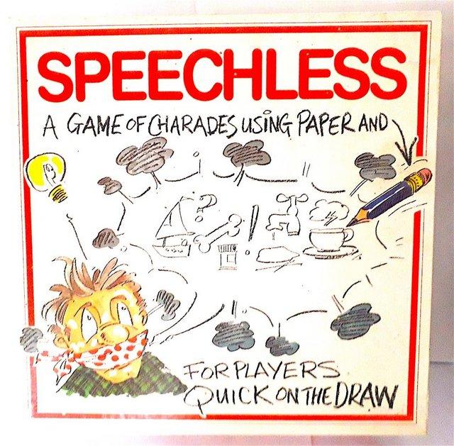 Preview of the first image of FAMILY GAME - SPEECHLESS Charades with paper & pencil.