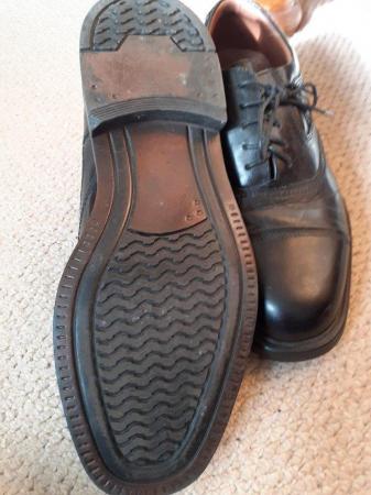 Image 2 of Men's all leather smart shoe's black(8)