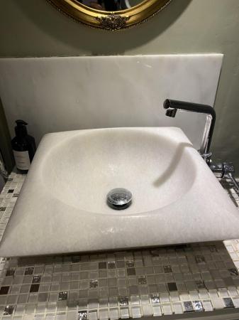 Image 1 of Bathroom sink quartz/marble