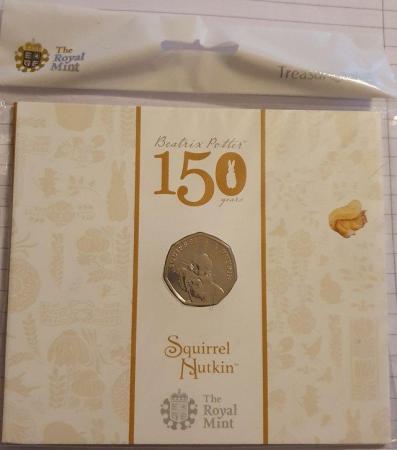 Image 1 of Royal Mint B. Potter 150 Years Squirrel Nutkin 2016 50p