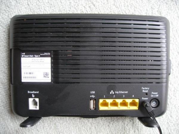 Image 3 of BT Smart Hub -Type A WiFi Broadband ROUTER- BTHub6